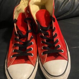 Converse Red Hi-Tops